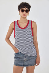 Striped Cotton Tank Top