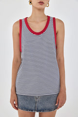 Striped Cotton Tank Top