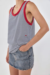 Striped Cotton Tank Top