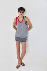 Striped Cotton Tank Top