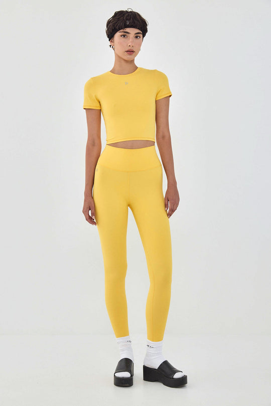 Dé Short Sleeved Cropped Top - Dé Rococo