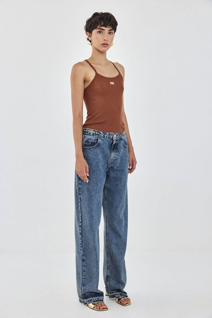 No.11| Mid Rise Full Length Baggy Denim