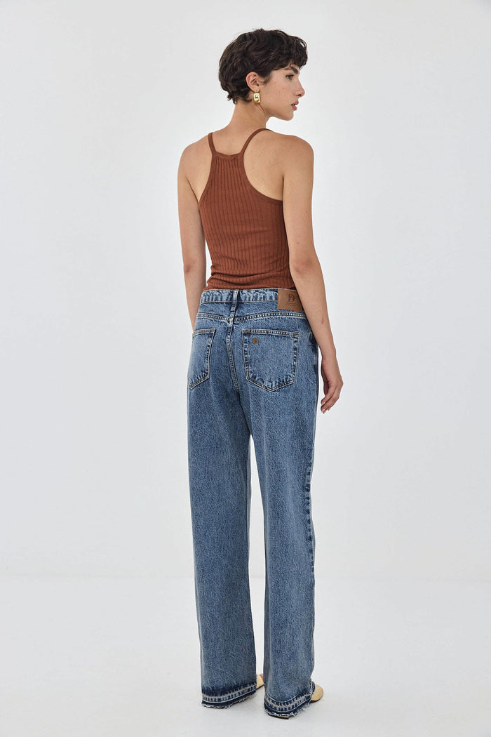 No.11| Mid Rise Full Length Baggy Denim