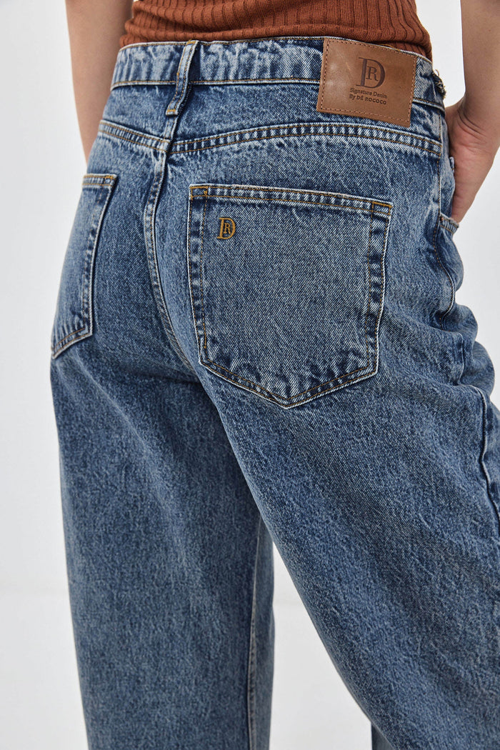 No.11| Mid Rise Full Length Baggy Denim