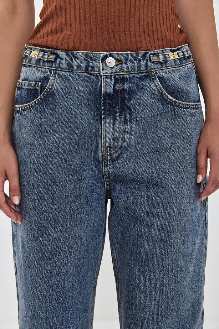 No.11| Mid Rise Full Length Baggy Denim