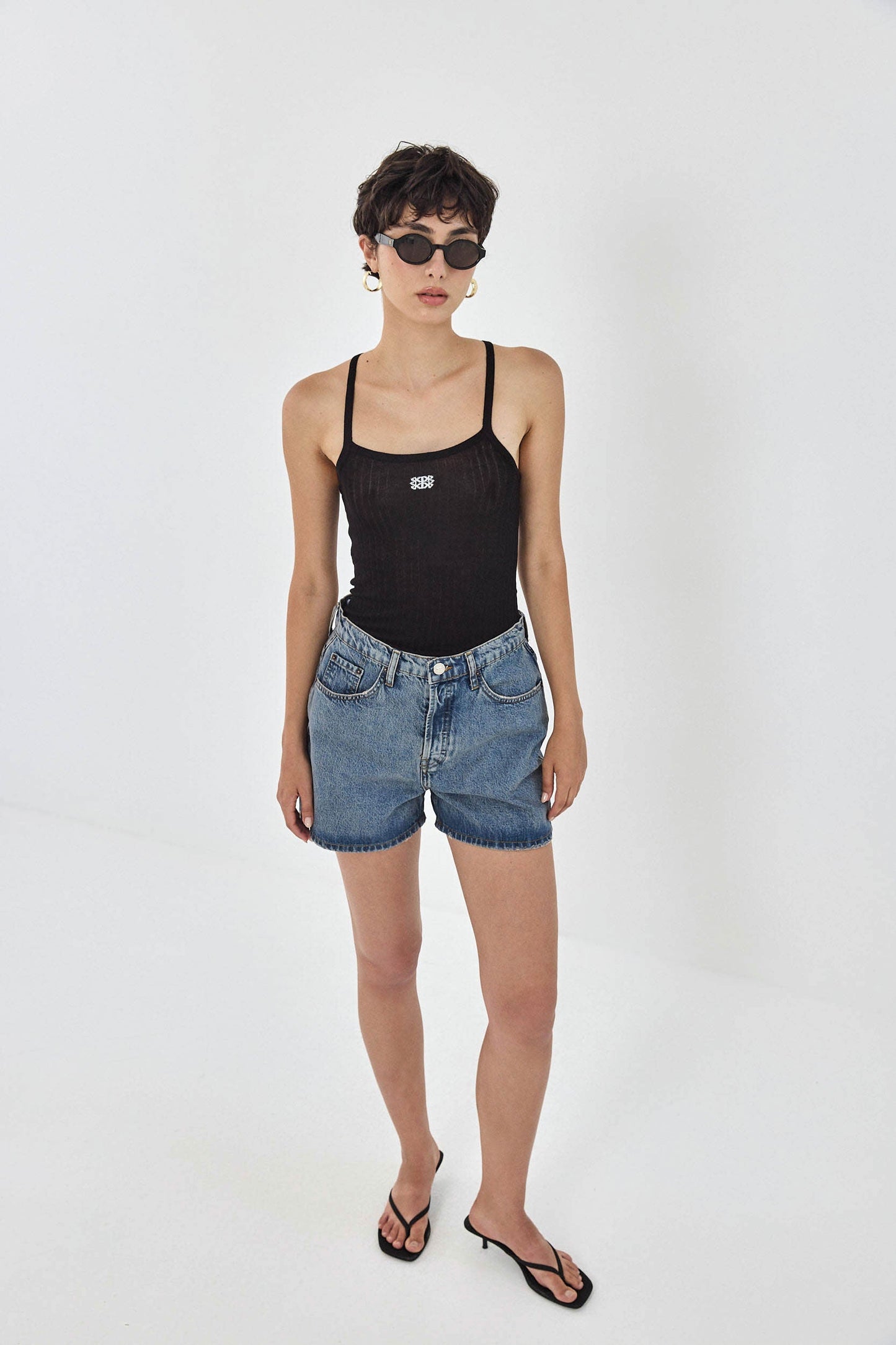 Baggy Denim Shorts - Dé Rococo