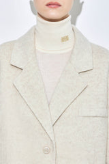 Double Wool Oversized Blazer