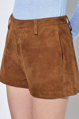 Suede Shorts