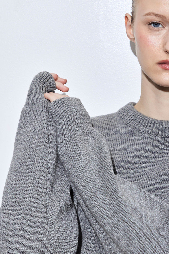 Cotton Crew Neck Sweater