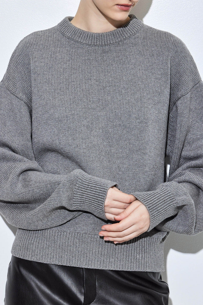 Cotton Crew Neck Sweater