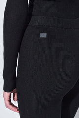 Ribbed Flared Leggings