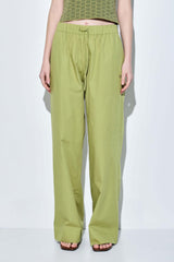 Poplin Wide Leg Pants