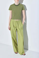 Poplin Wide Leg Pants