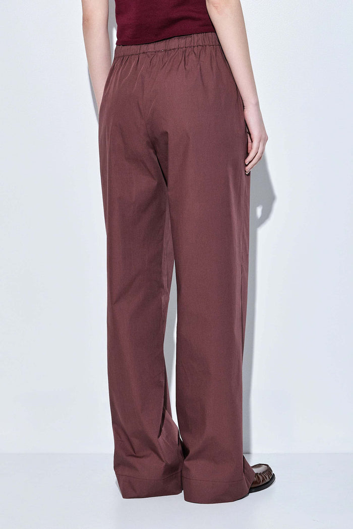 Poplin Wide Leg Pants