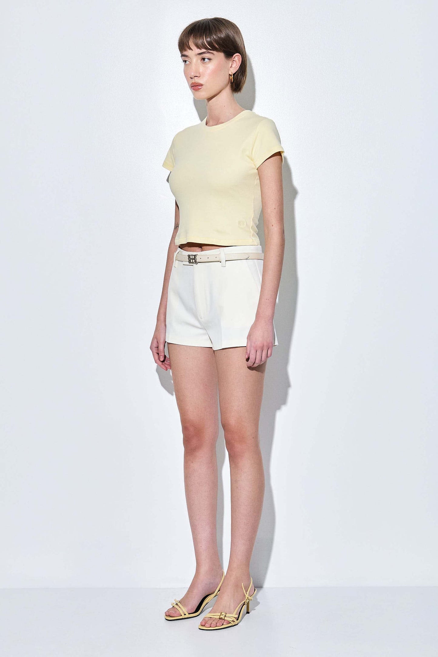Mid Waisted Tailored Daddy Shorts
