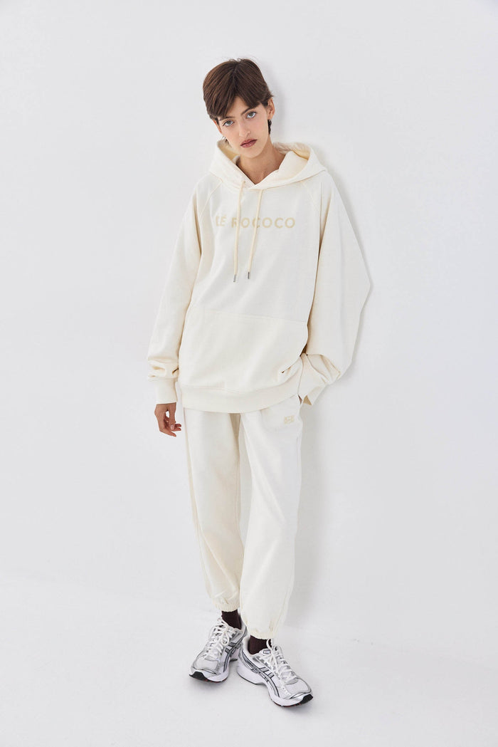 Oversized Flock Fleece Hoodie