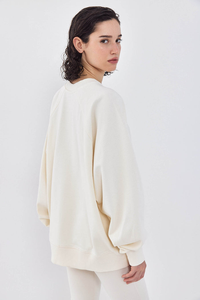 Oversized Flock Fleece Sweatshirt