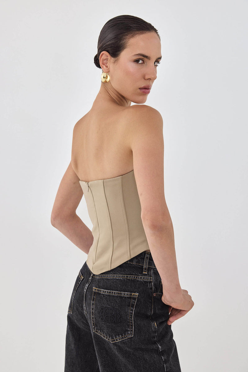 Strapless Corset Top