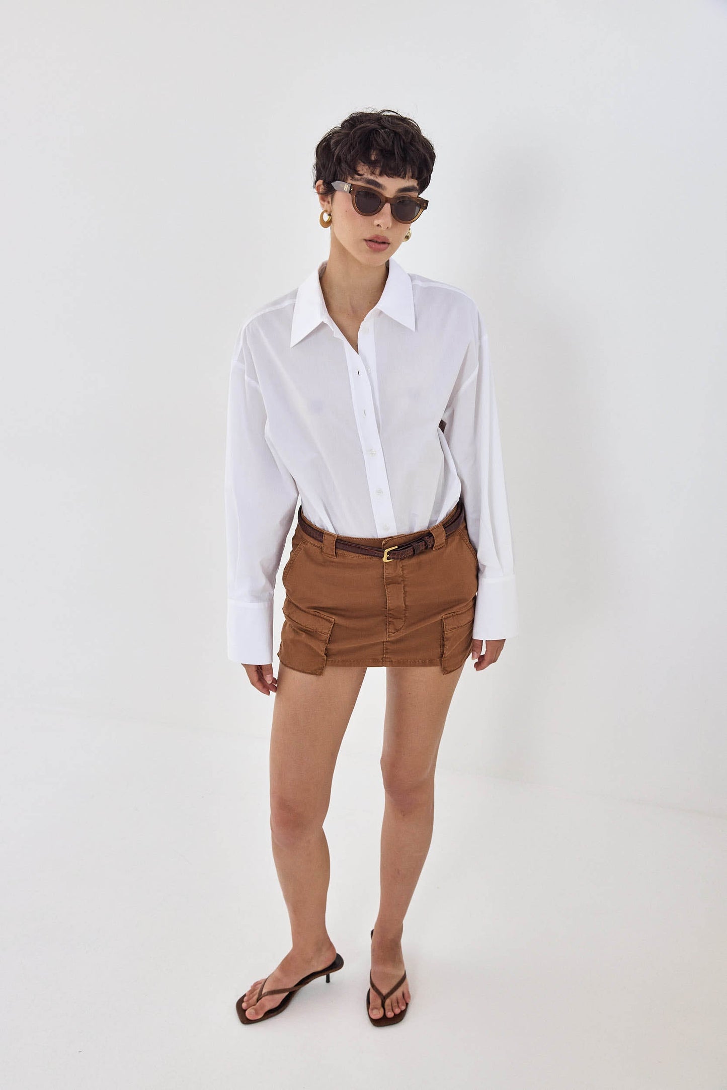 Oversized Poplin Button Down Shirt - Dé Rococo