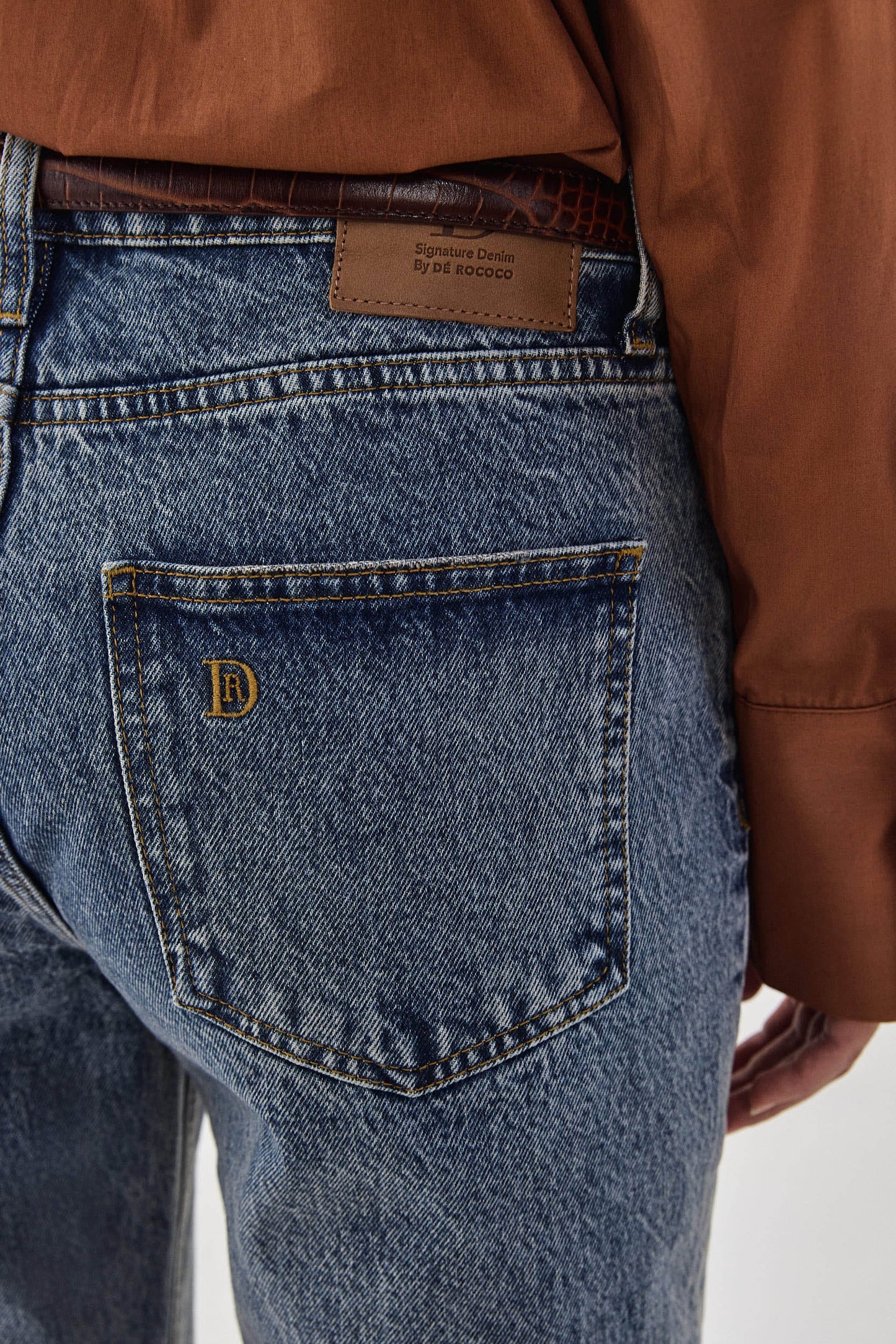 No.10| Low Rise Full Length Denim - Dé Rococo