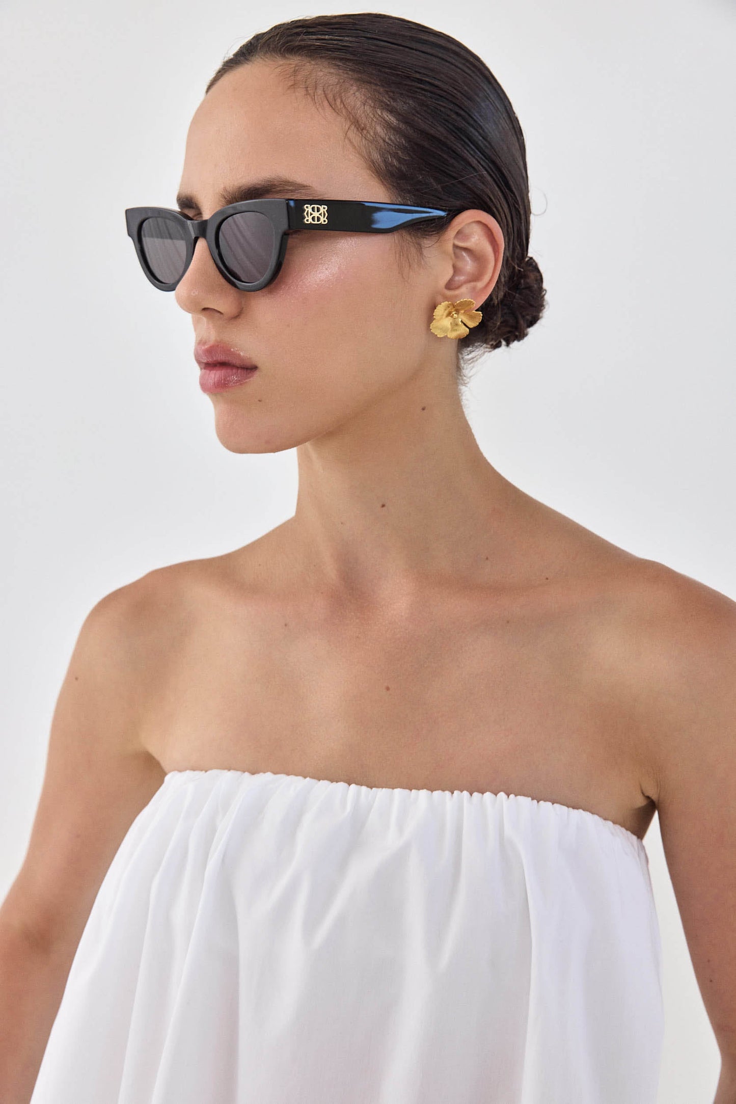 Strapless Poplin Top - Dé Rococo