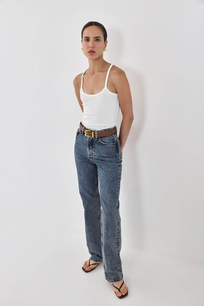 No.8| High Waisted Wide Leg Denim