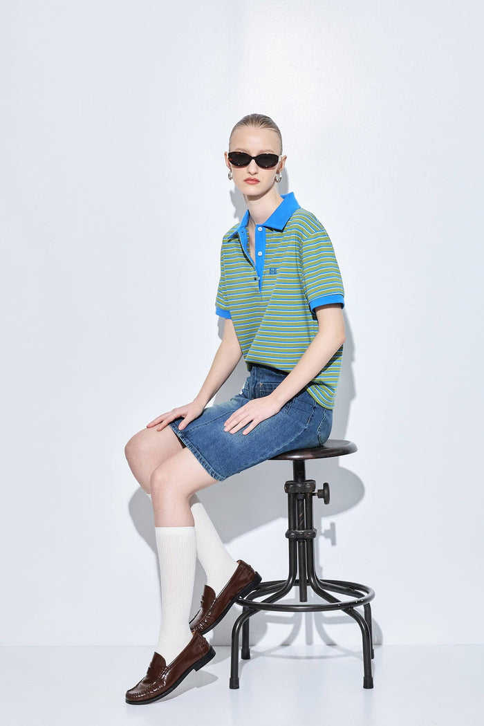 Heavy Cotton Short Sleeved Polo Shirt