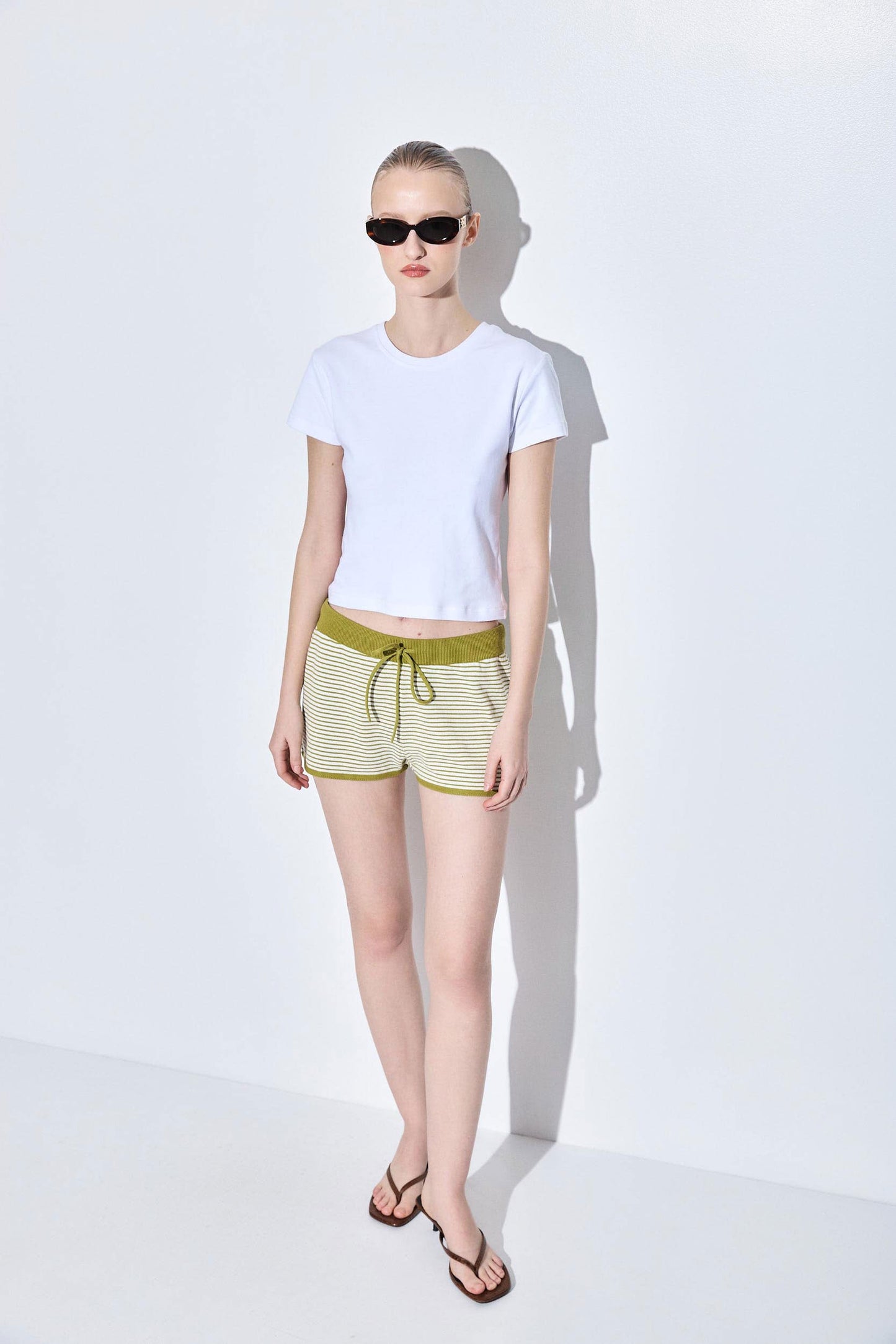 Sporty Knitted Shorts