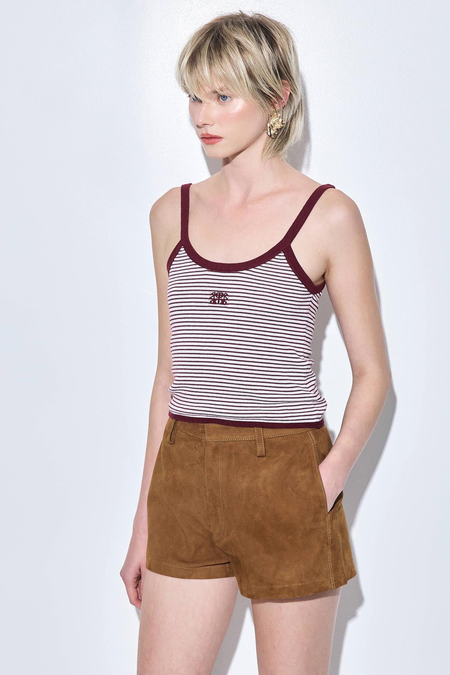 Knitted Sporty Cami Top