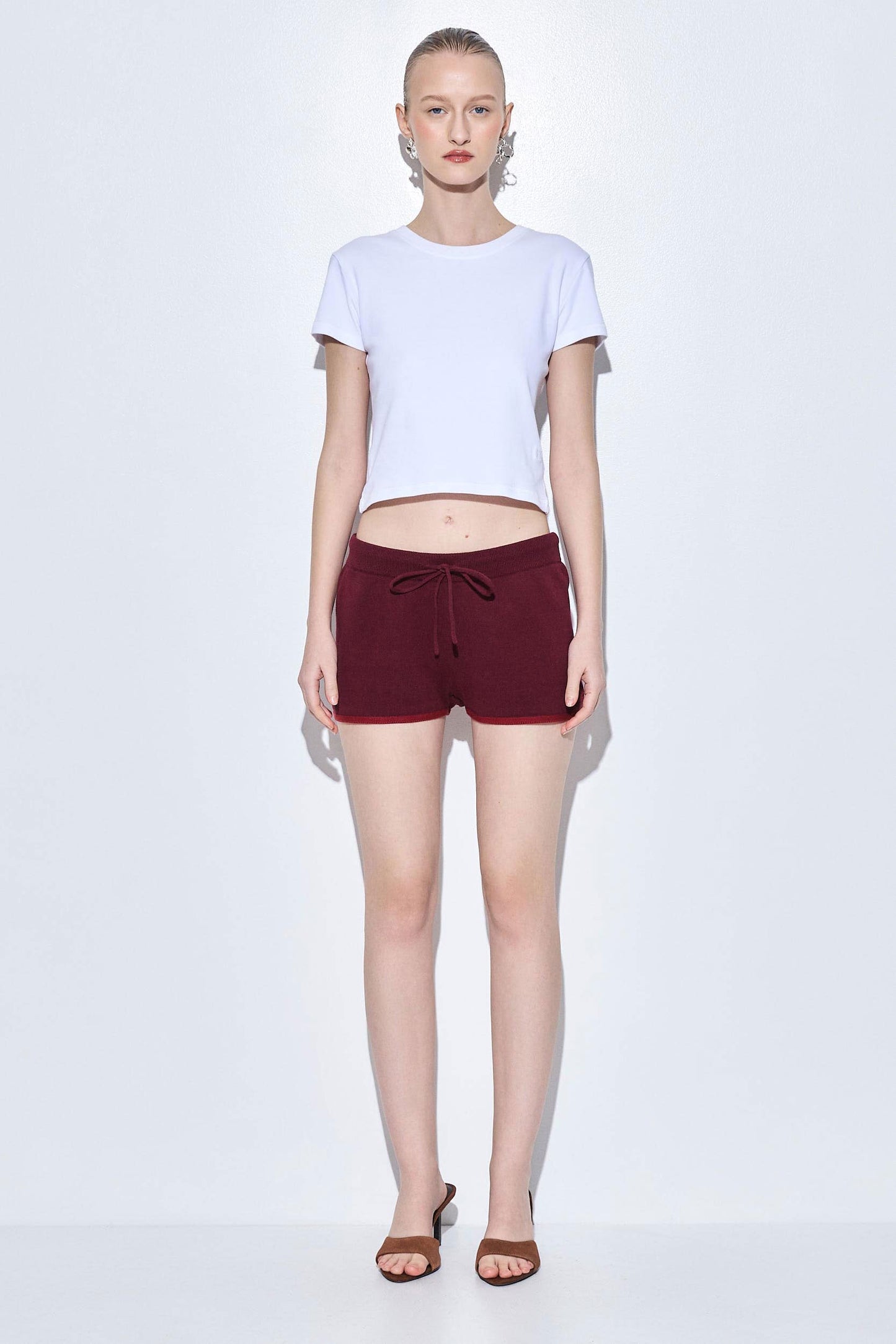 Sporty Knitted Shorts