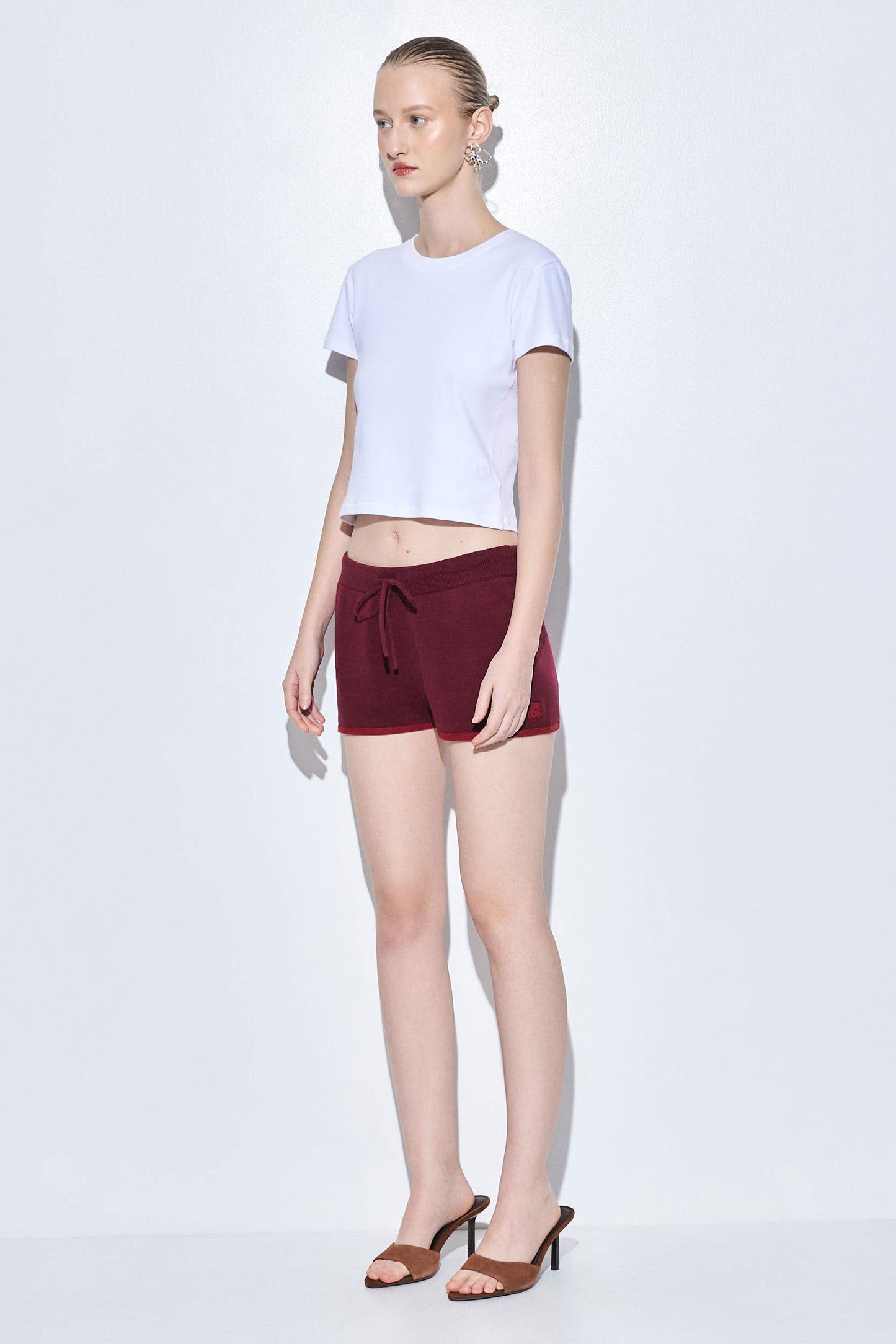 Sporty Knitted Shorts