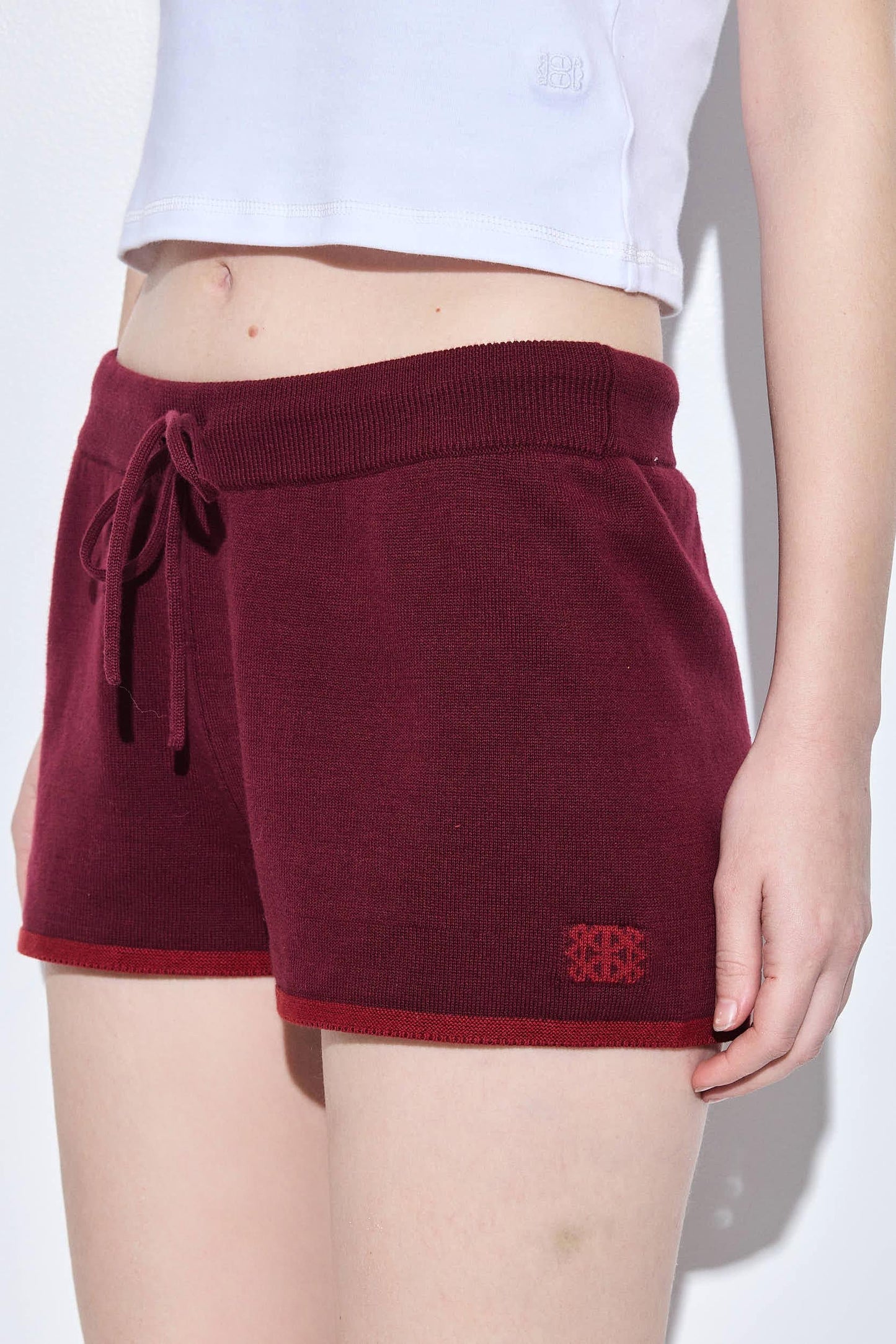 Sporty Knitted Shorts