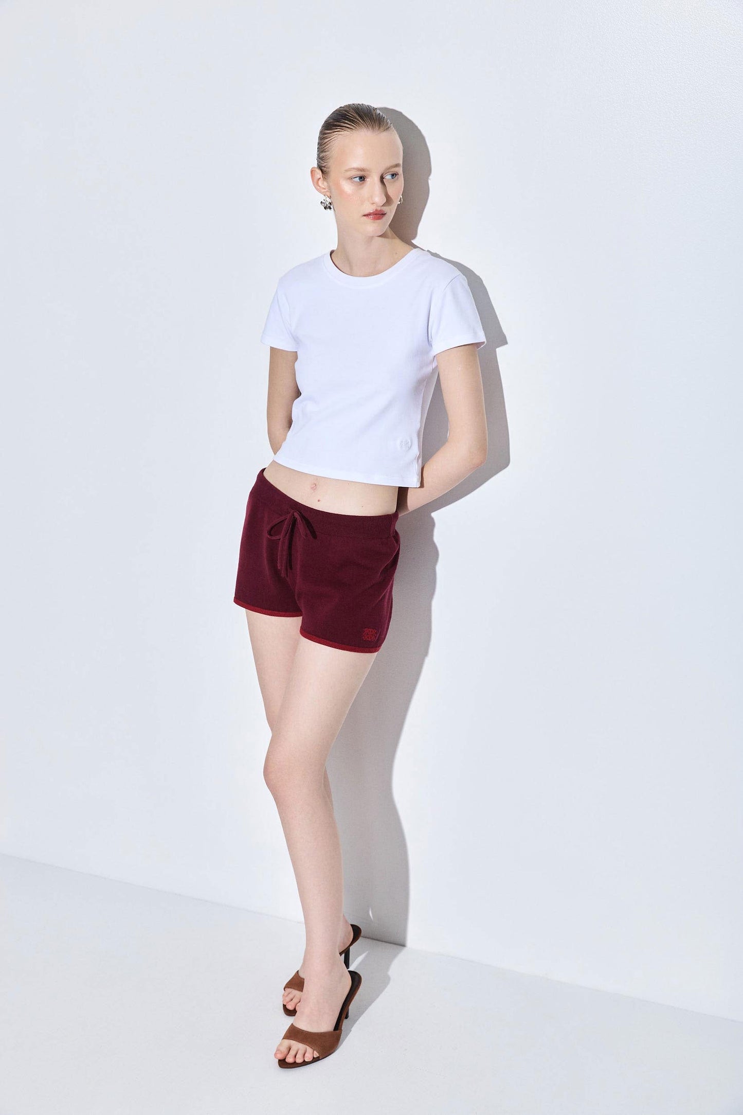 Sporty Knitted Shorts