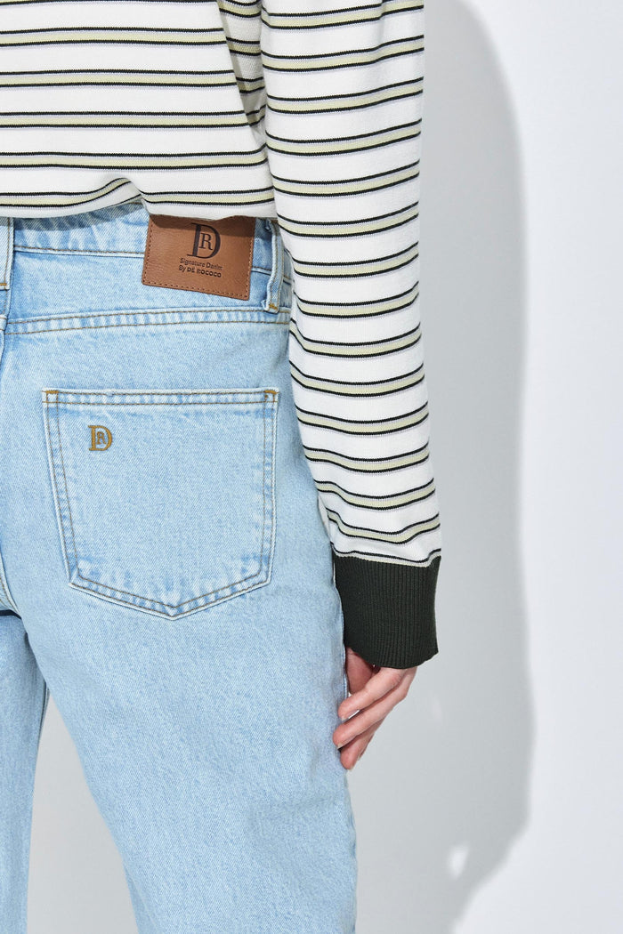 No.10| Low Rise Straight Denim