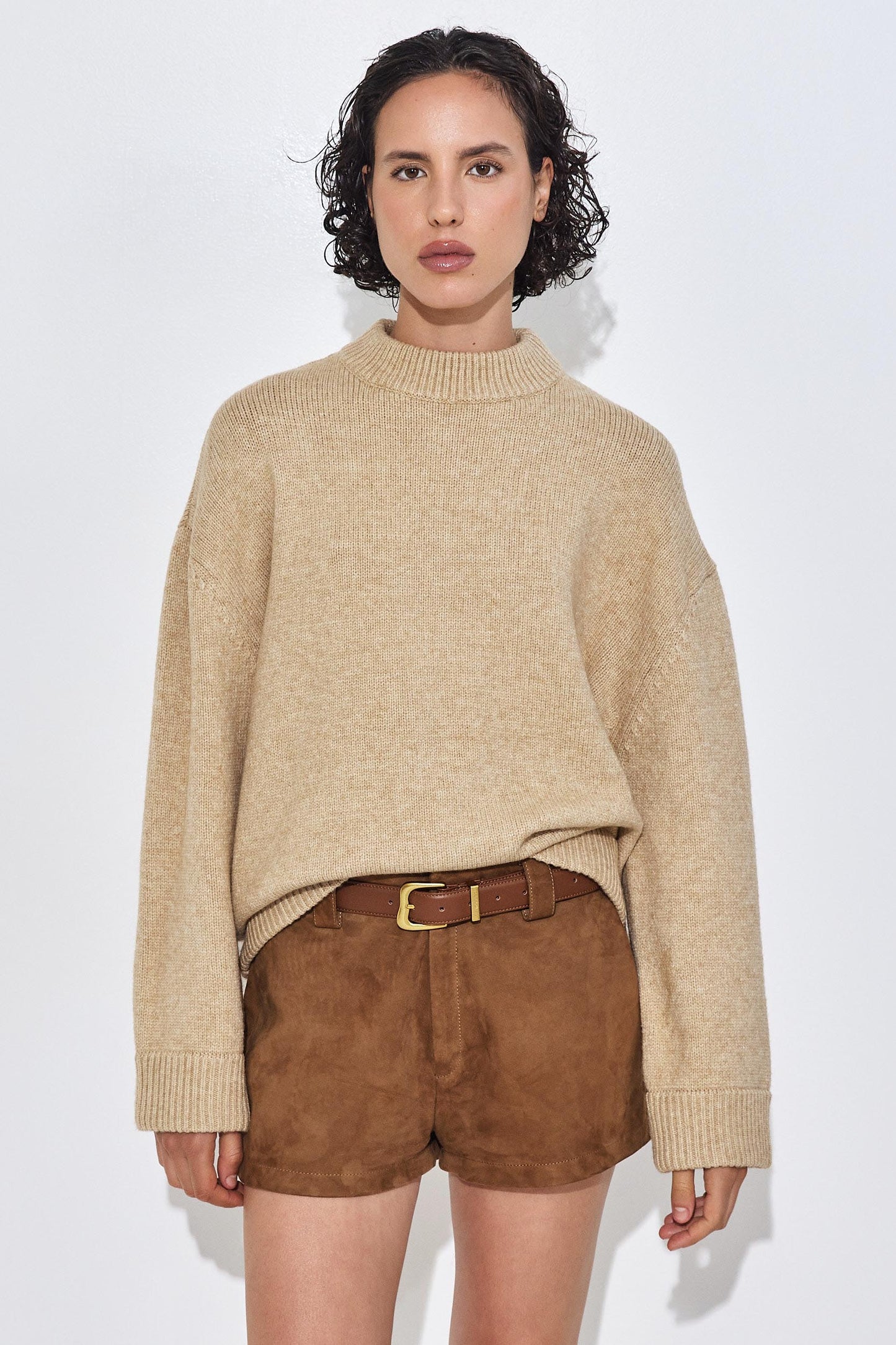 Mockneck Oversized Jumper - Dé Rococo