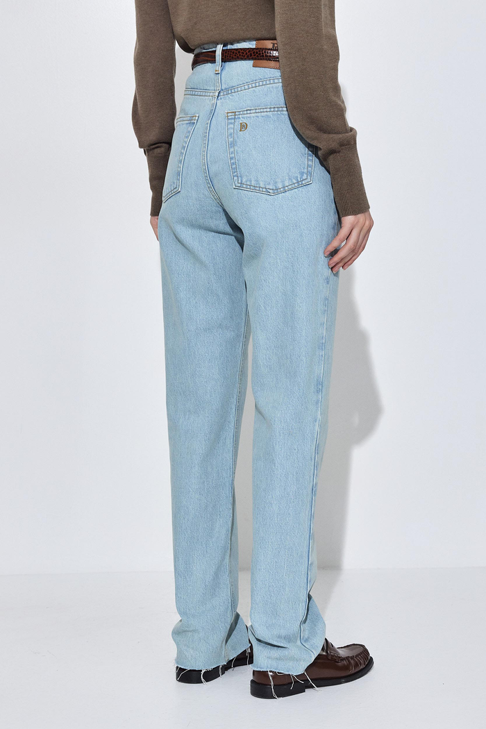 No.6| High Waisted Straight Full Length Denim