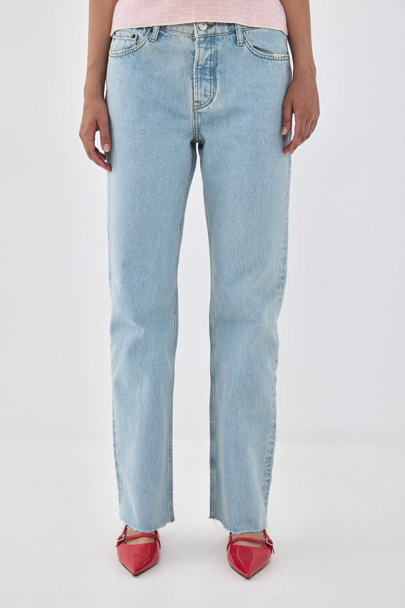 No.10| Low Rise Straight Denim