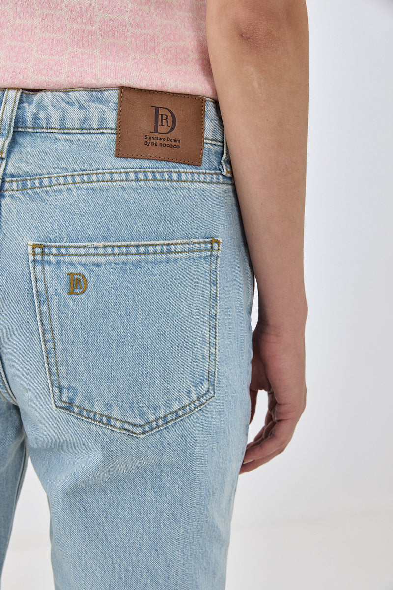 No.10| Low Rise Straight Denim