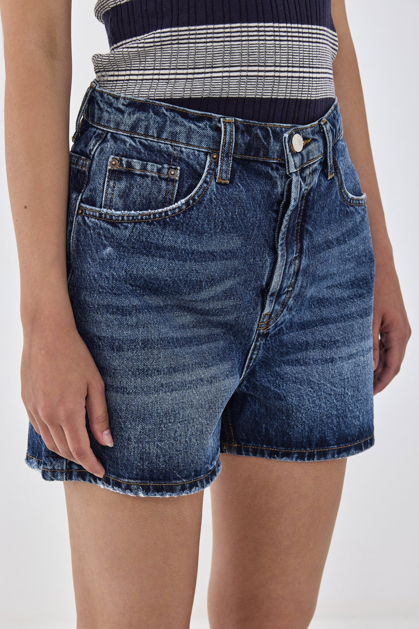 Baggy Denim Shorts - Dé Rococo