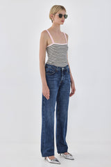 No.10| Low Rise Straight Denim