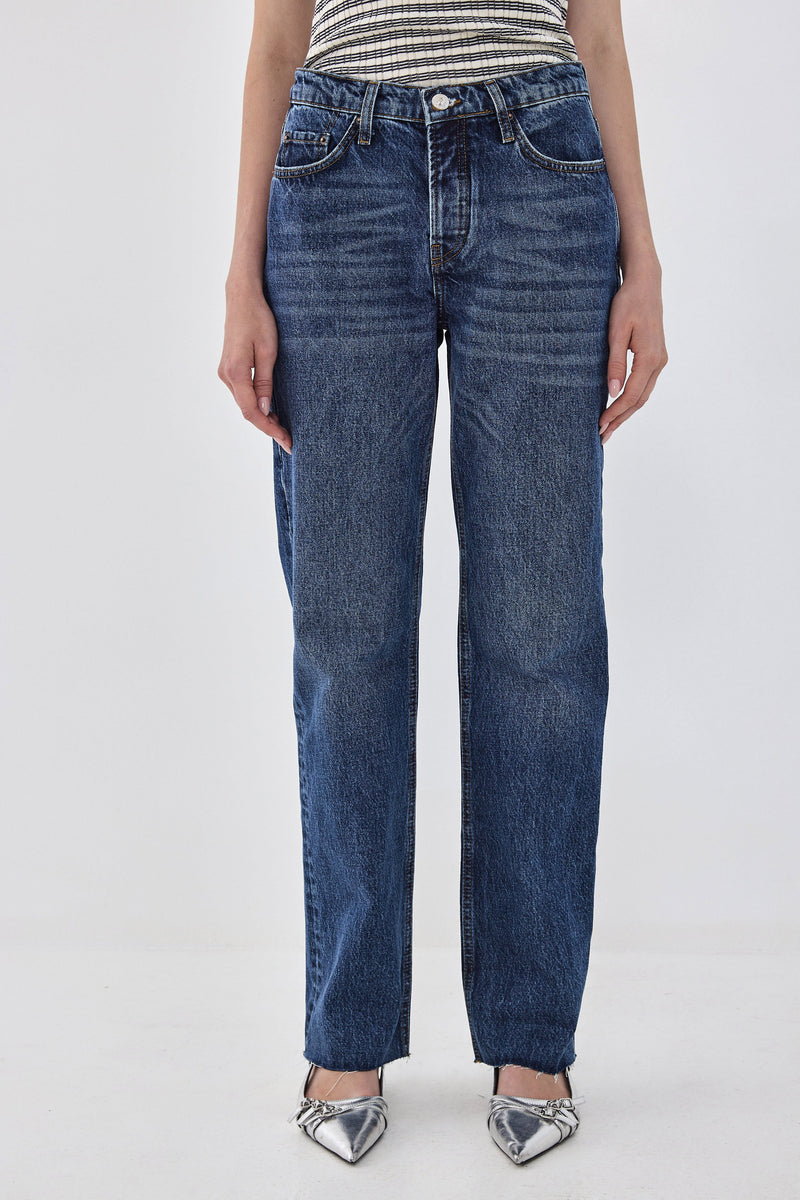 No.10| Low Rise Straight Denim