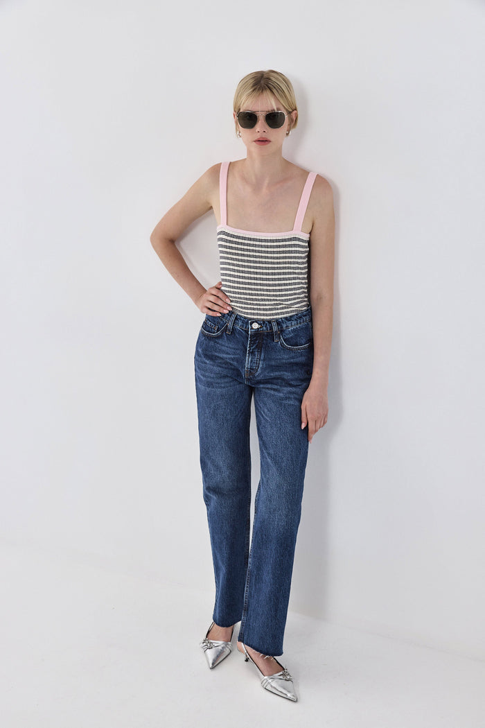 No.10| Low Rise Straight Denim