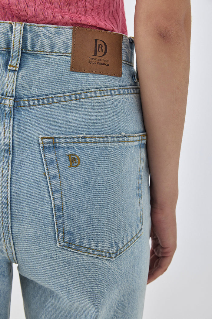 No.8| High Waisted Wide Leg Denim