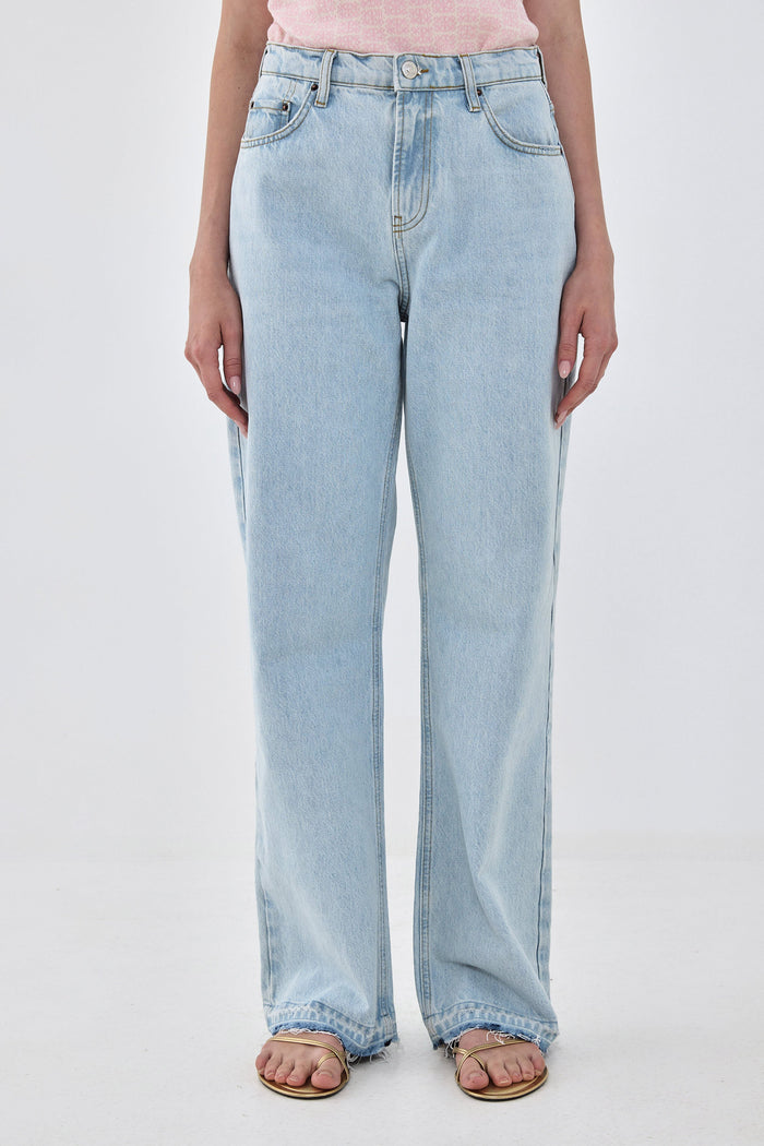 No.11| Mid Rise Full Length Baggy Denim