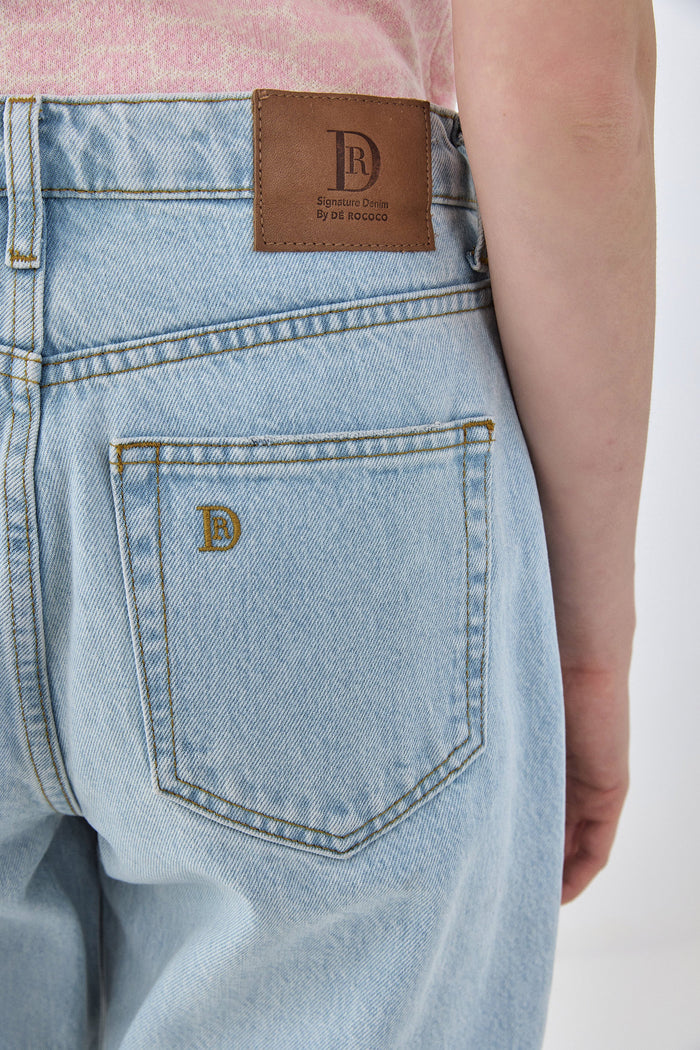 No.11| Mid Rise Full Length Baggy Denim