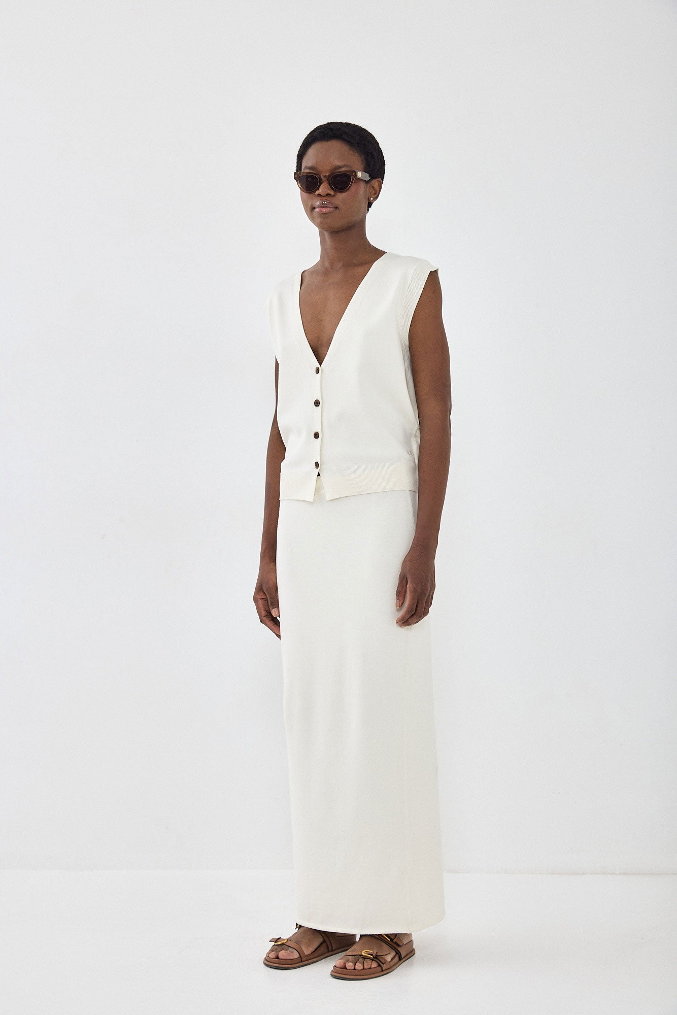Knitted Maxi Skirt - Dé Rococo