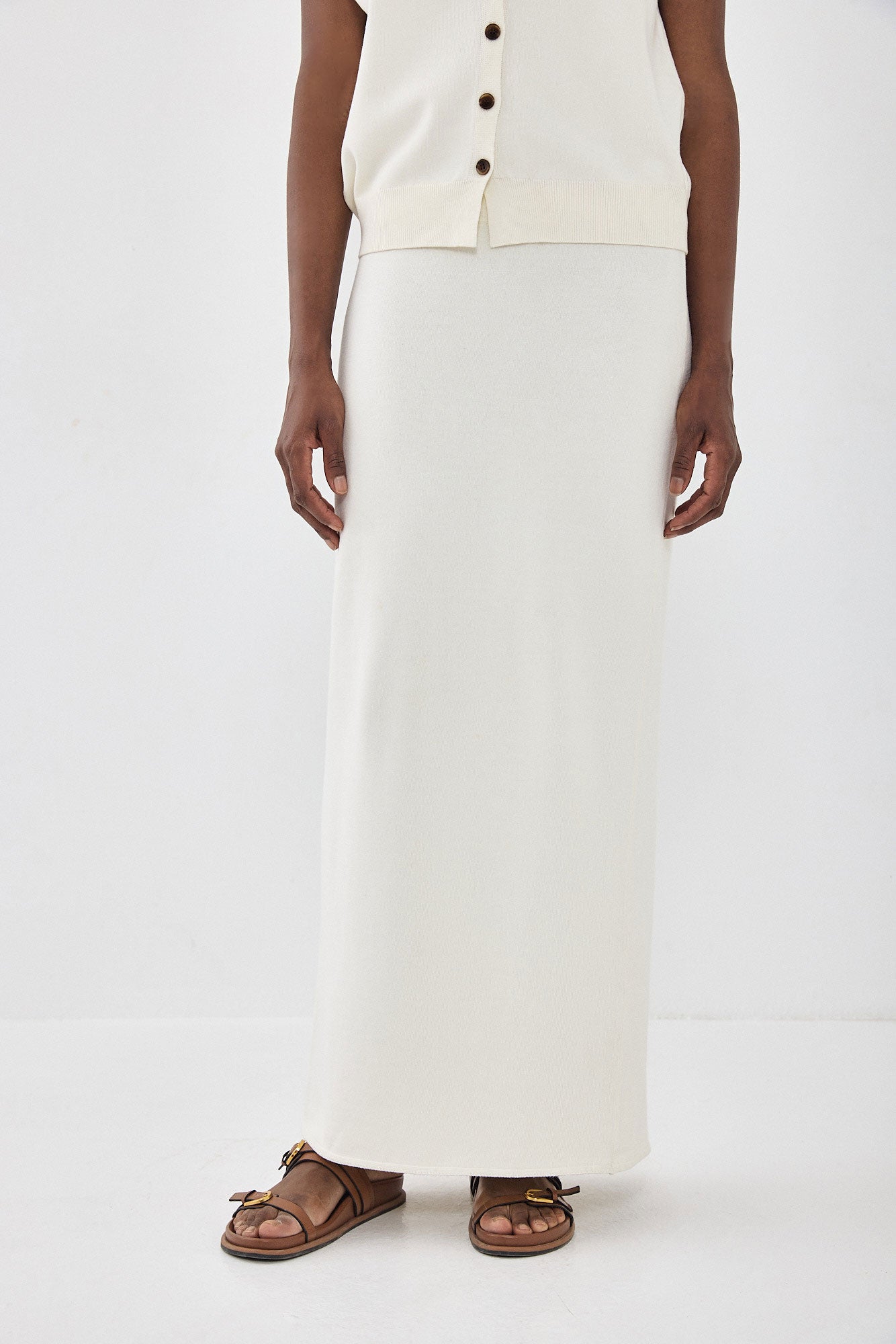 Knitted Maxi Skirt - Dé Rococo