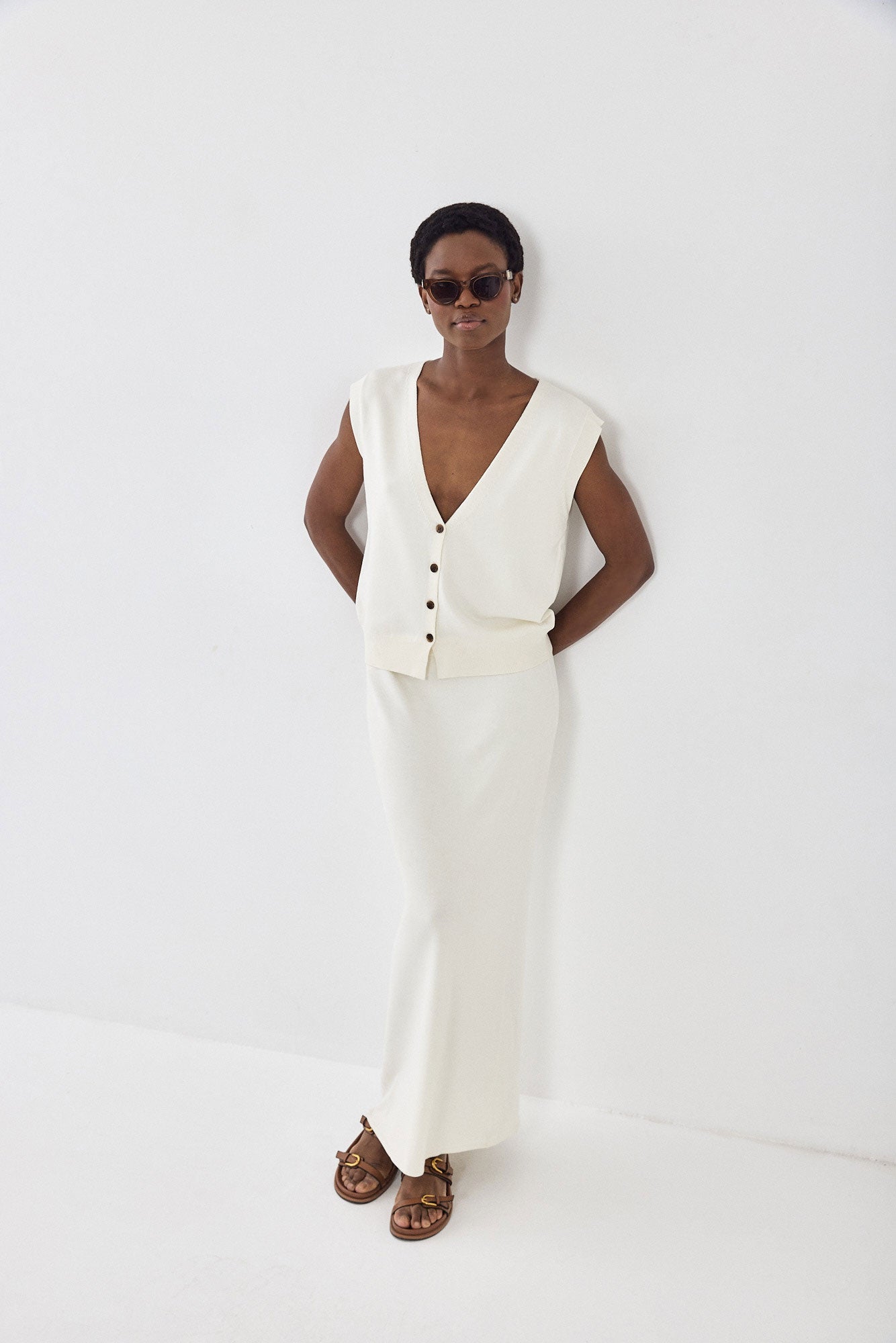 Knitted Maxi Skirt - Dé Rococo