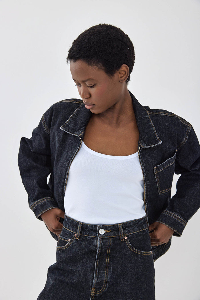 Fitted Denim Jacket