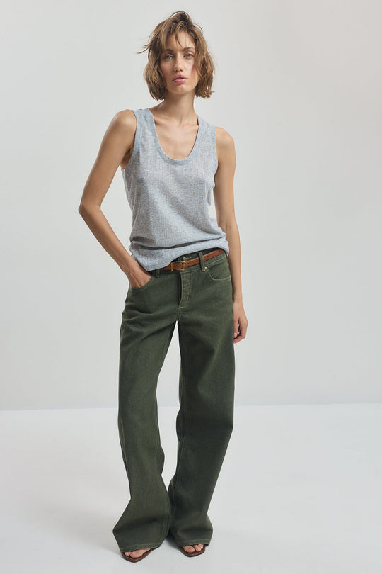 Ribbed Slim Tank Top